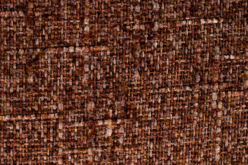 Loungesessel Kent Bordeaux Red mit Eukalyptusholz-Gestell im Boho-Stil