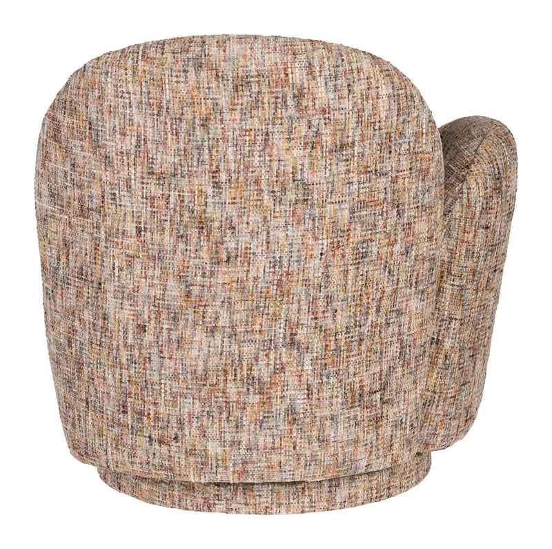 Loungesessel Rose Dutchbone, drehbar mit Blütenform in Beige