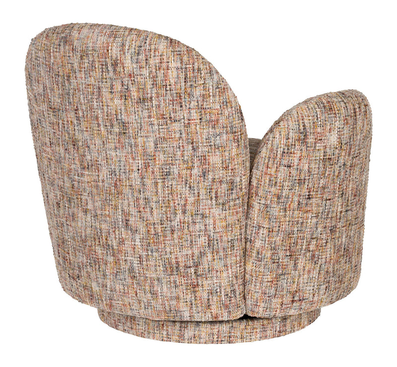 Loungesessel Rose Dutchbone, drehbar mit Blütenform in Beige
