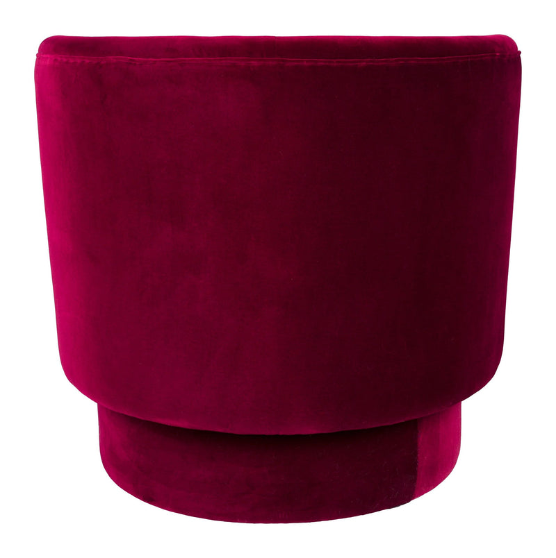 Loungesessel Dorothy in Rot mit drehbarem Sitz von Dutchbone