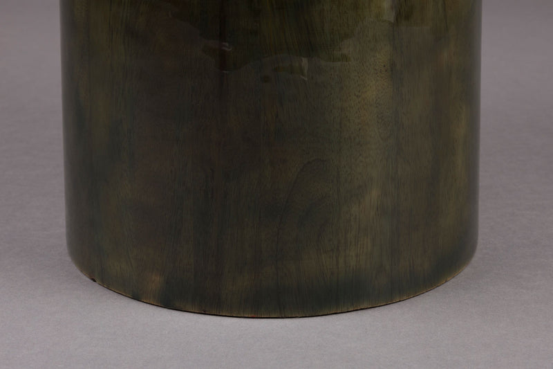 Beistelltisch Mush L von Dutchbone aus Mangoholz mit grünem Finish
