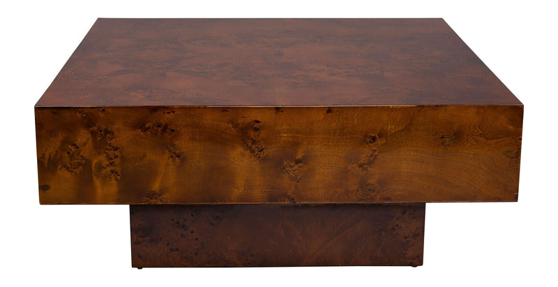 Couchtisch Quinn im 70er-Retro-Design mit Walnussfurnier von Dutchbone