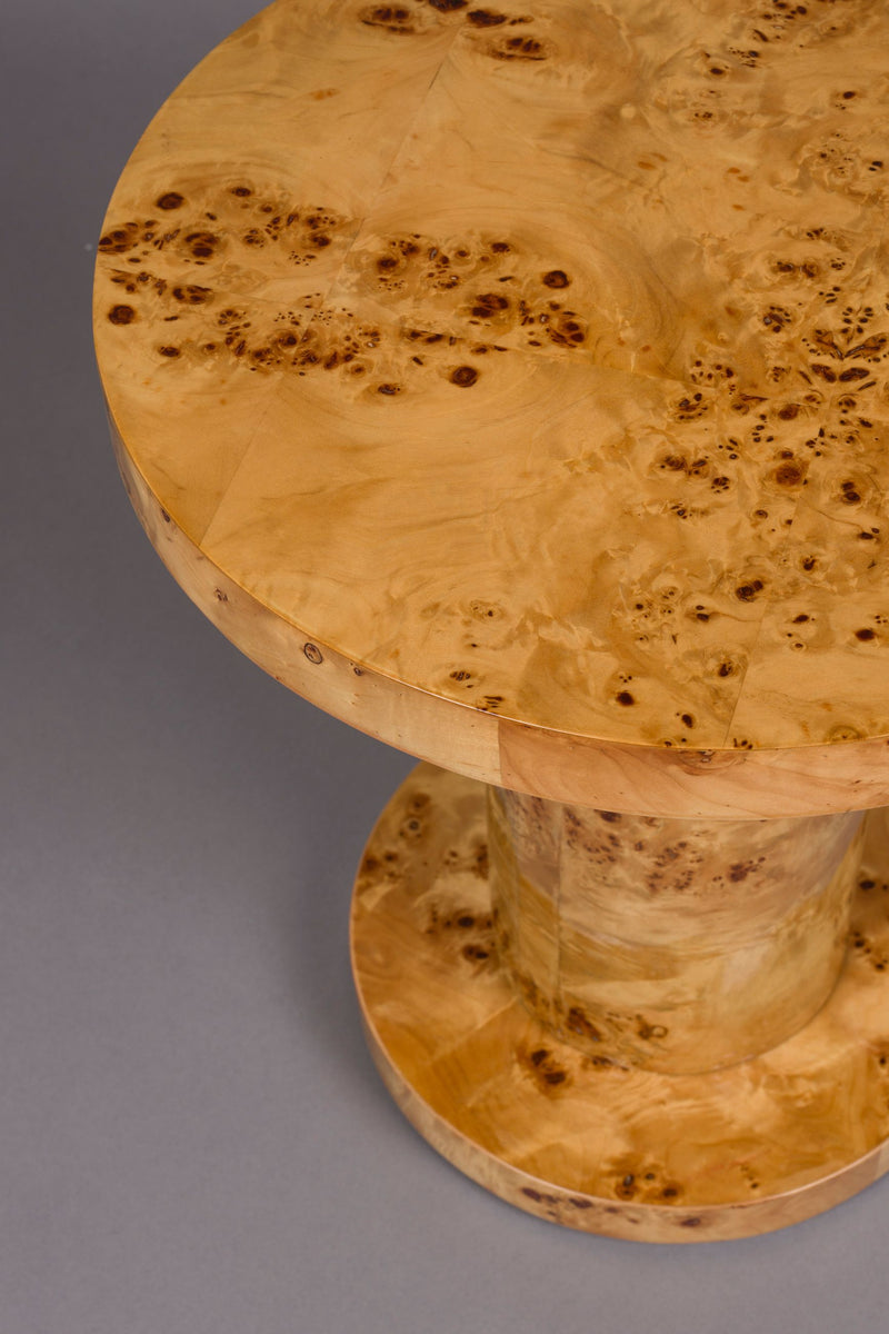 Beistelltisch Quinn Natural aus Eukalyptus-Sperrholz im Retro-Design