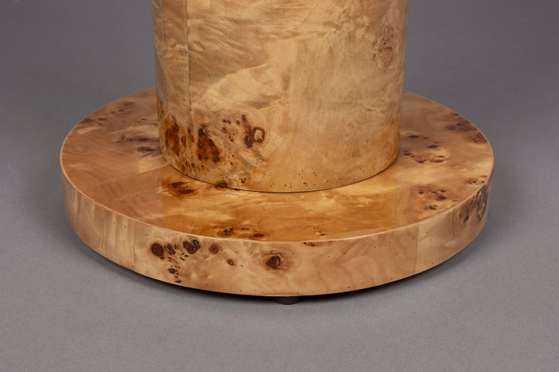 Beistelltisch Quinn Natural aus Eukalyptus-Sperrholz im Retro-Design