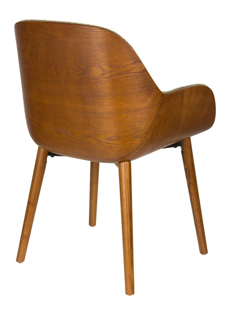 Sessel Taylor Green im Vintage-Look mit Samtbezug von Dutchbone