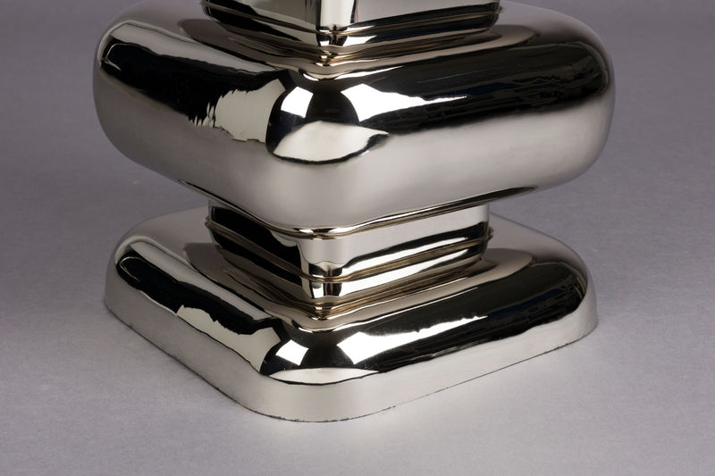 Hocker Stubby Chrome Beistelltisch aus Eisen von Dutchbone