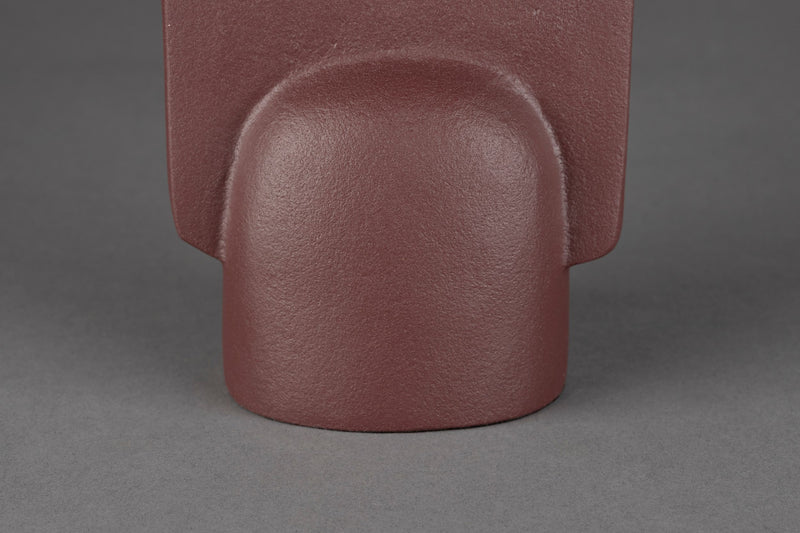 Deko-Vase Santos Bordeaux aus Aluminium im 70er-Stil von Dutchbone