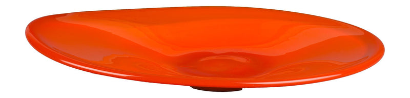 Tablett Gable aus Glas in Orange von Dutchbone im Retro-Design