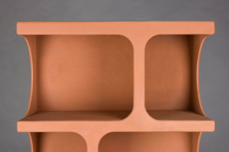 Regal Dundee XL in Terracotta von Dutchbone im modularen Retro-Design