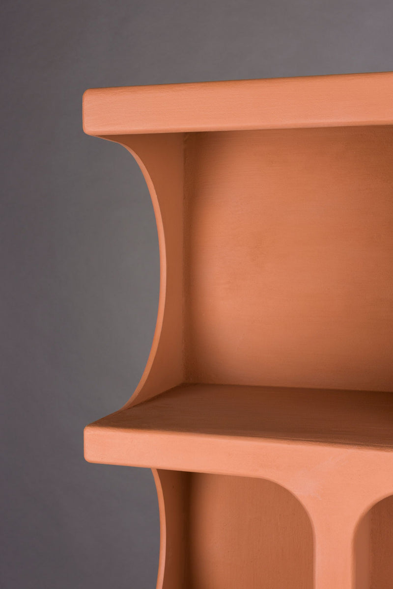 Regal Dundee XL in Terracotta von Dutchbone im modularen Retro-Design