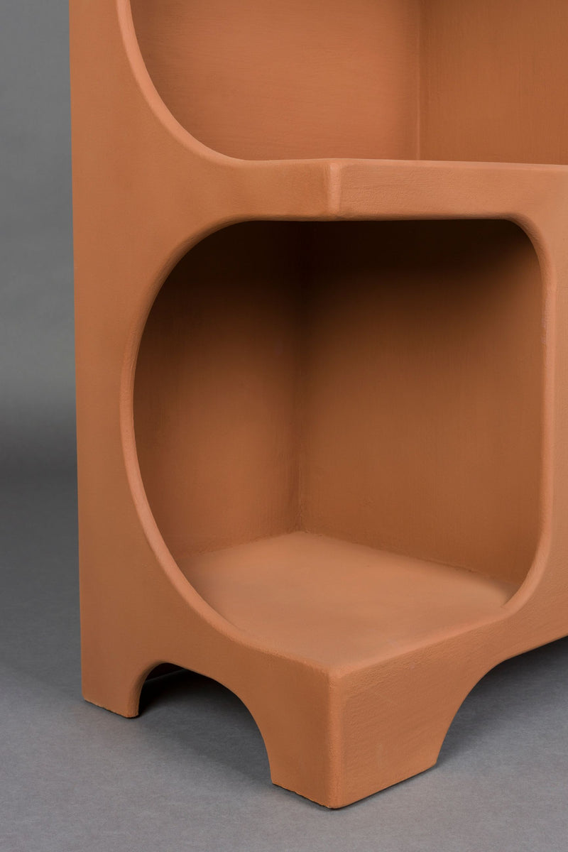 Regal Dundee XL in Terracotta von Dutchbone im modularen Retro-Design