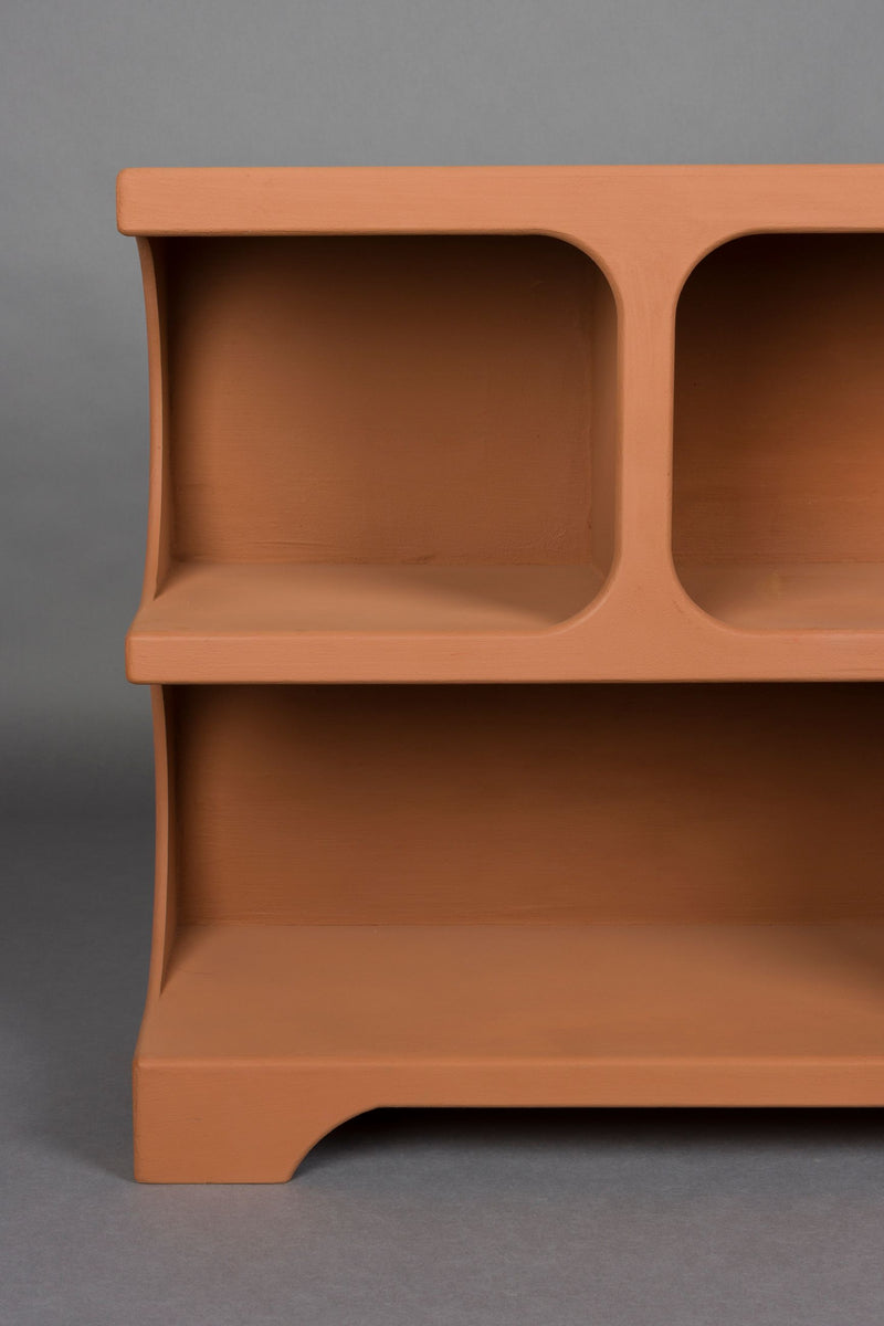 Regal Dundee M, Terracotta, modular erweiterbar, MDF von Dutchbone