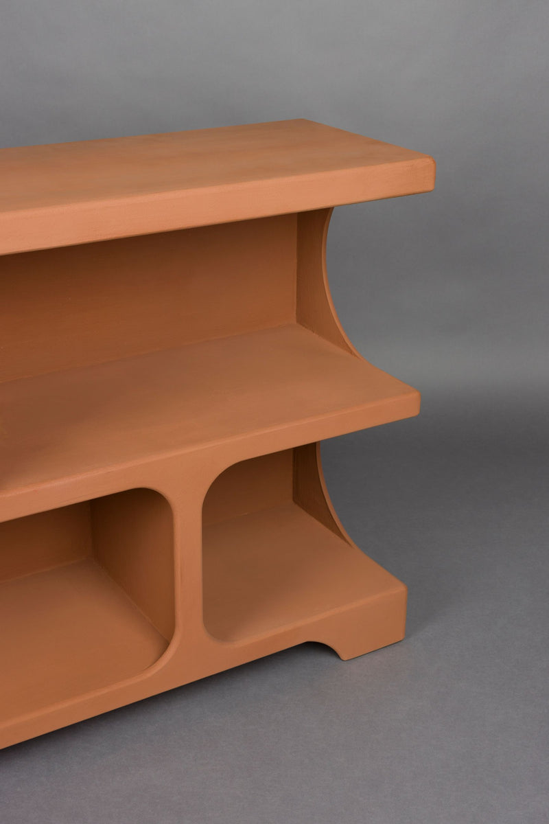 Regal Dundee M, Terracotta, modular erweiterbar, MDF von Dutchbone