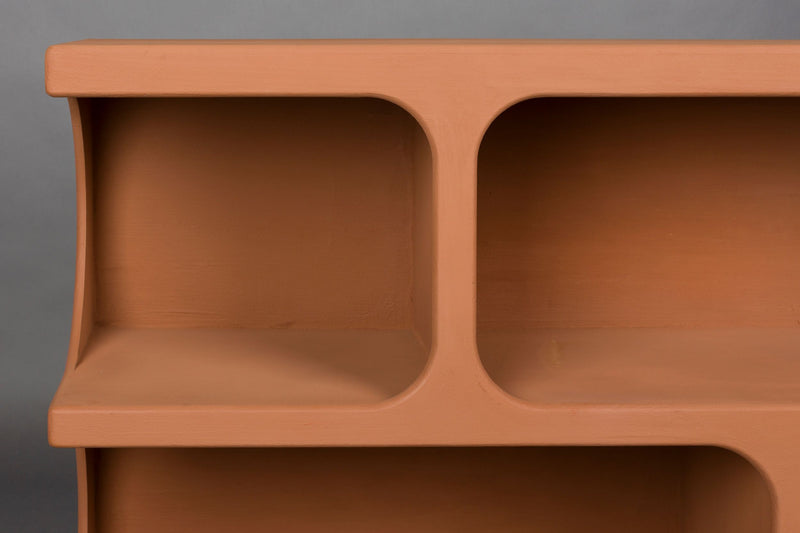Regal Dundee M, Terracotta, modular erweiterbar, MDF von Dutchbone