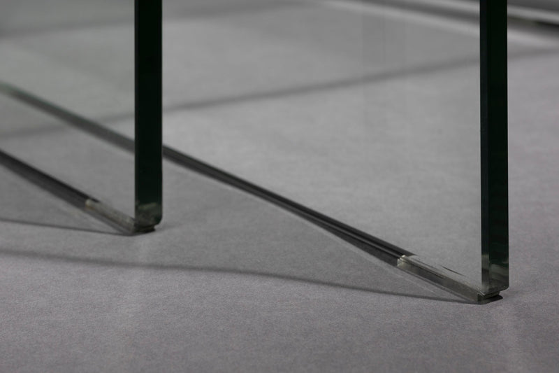 Beistelltisch Vetro 2er-Set aus Glas, Transparent von Dutchbone