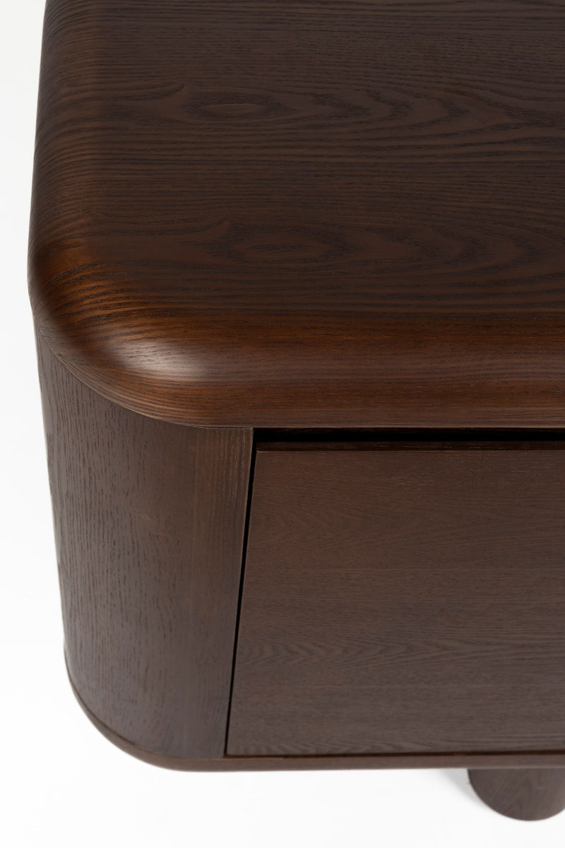Sideboard Herman im Vintage-Look mit 3 Schubladen aus Eschenfurnier