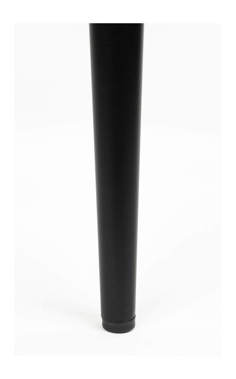 Esszimmerstuhl Georgia im 2er-Set, Samt in Soft Brown mit Metallbeinen