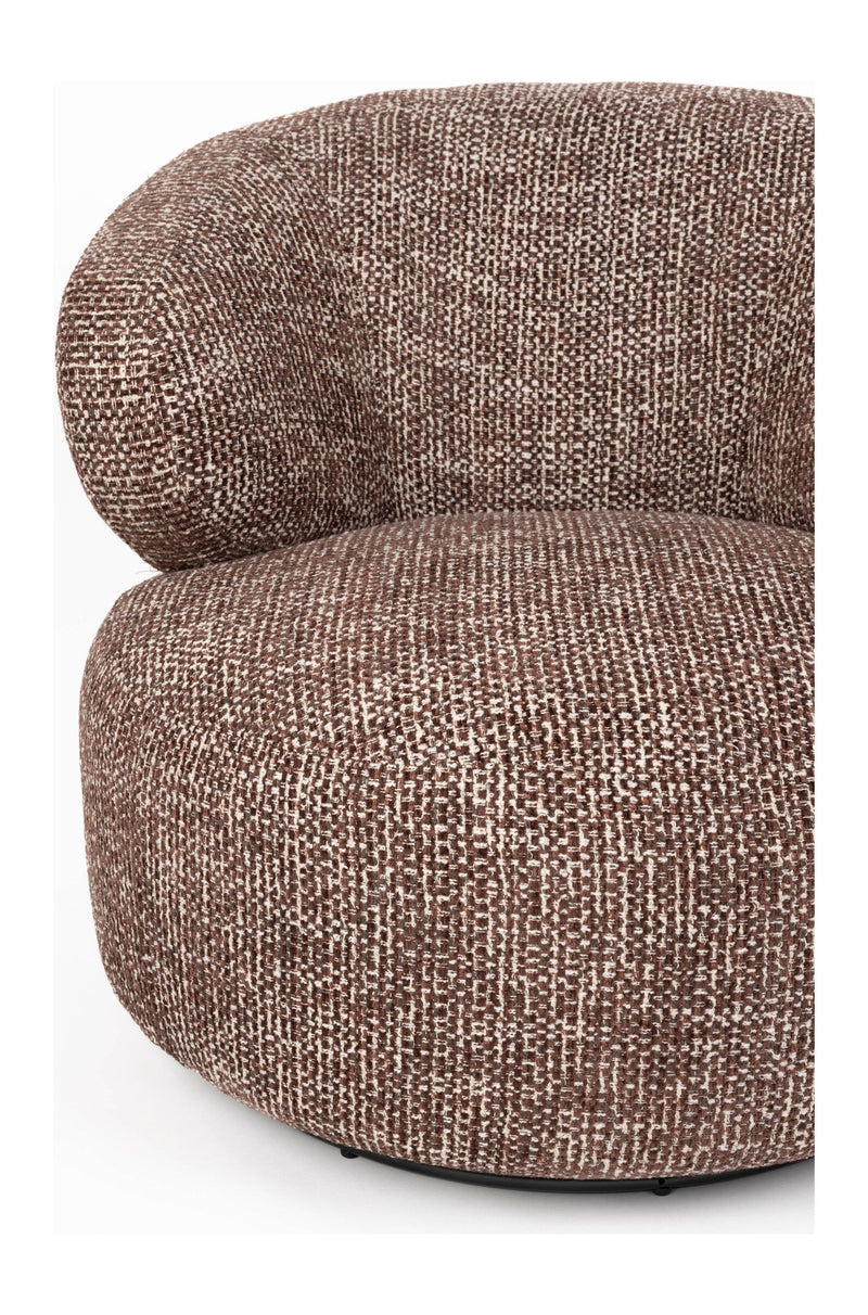 Loungesessel Walter Braun mit drehbarem Gestell von Dutchbone