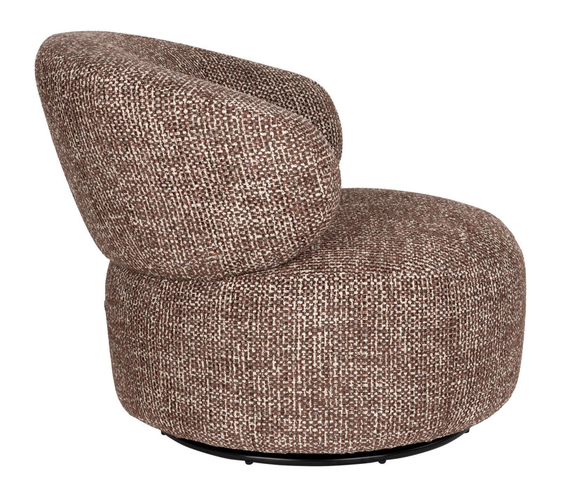Loungesessel Walter Braun mit drehbarem Gestell von Dutchbone