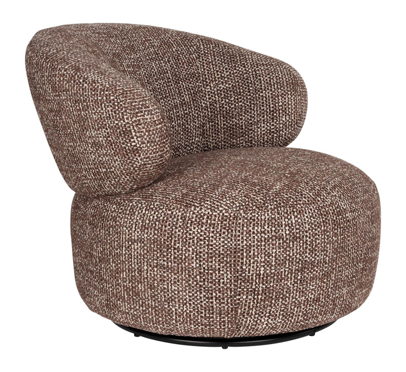 Loungesessel Walter Braun mit drehbarem Gestell von Dutchbone