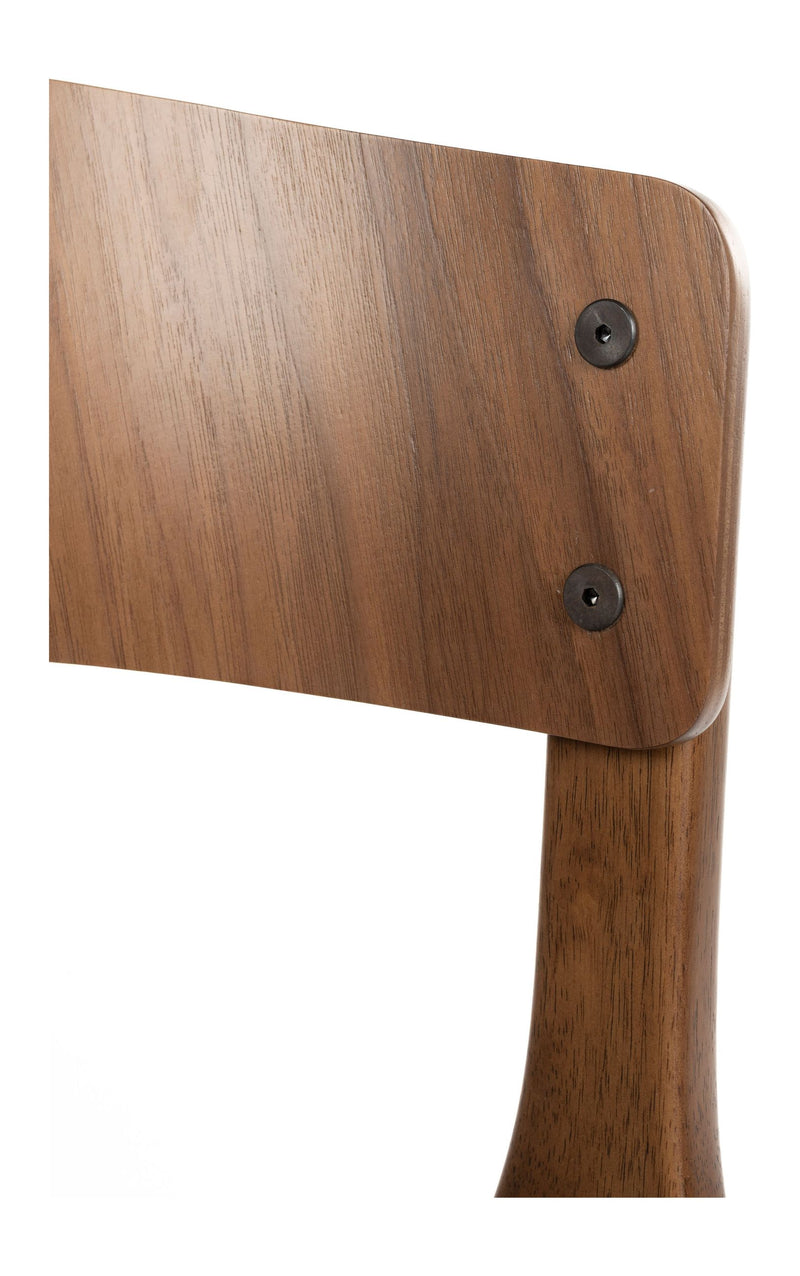 Esszimmerstuhl Bresso im 2er-Set, Beige mit Gummibaumholz-Gestell