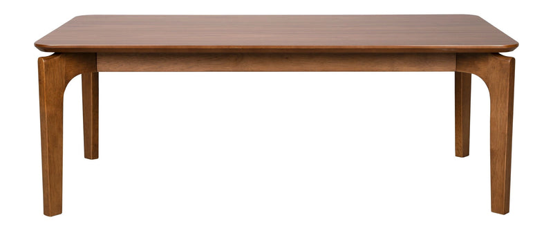 Couchtisch Savone von Dutchbone mit Nussbaumfurnier und Gummibaumholz