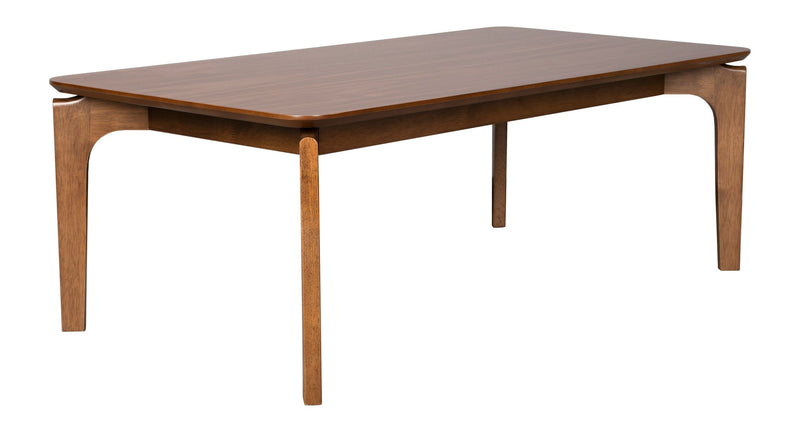 Couchtisch Savone von Dutchbone mit Nussbaumfurnier und Gummibaumholz