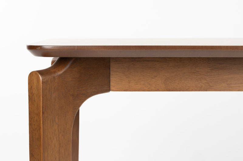 Couchtisch Savone von Dutchbone mit Nussbaumfurnier und Gummibaumholz