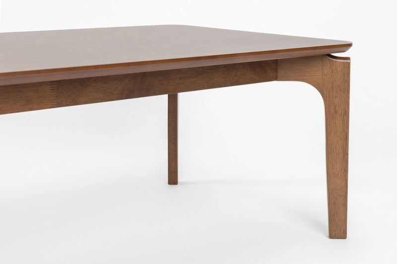 Couchtisch Savone von Dutchbone mit Nussbaumfurnier und Gummibaumholz