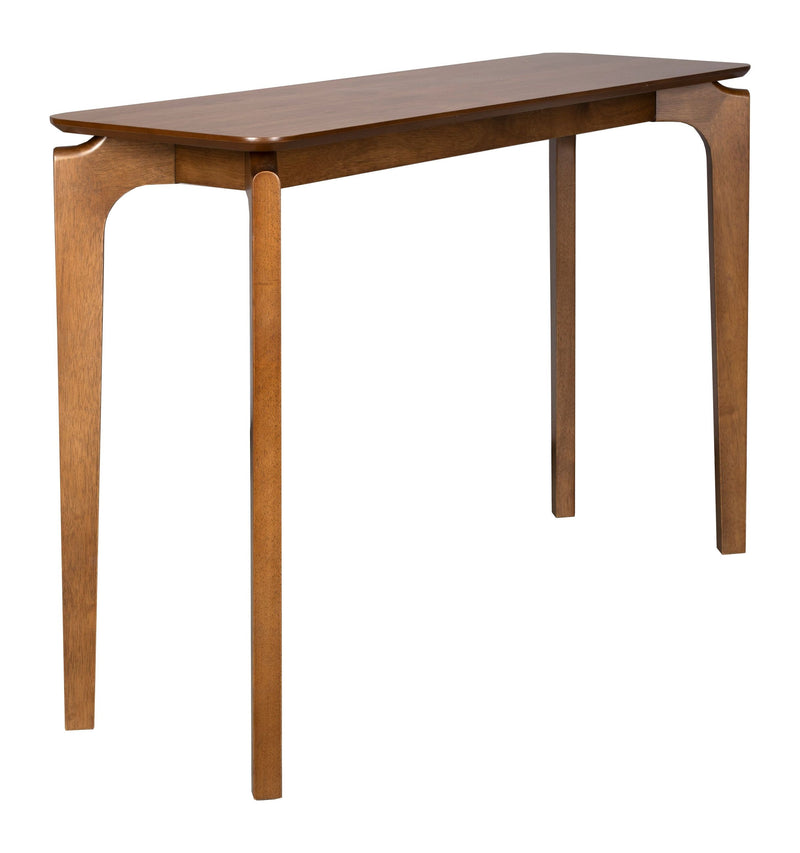 Konsolentisch Savone von Dutchbone mit Nussbaumfurnier, Braun