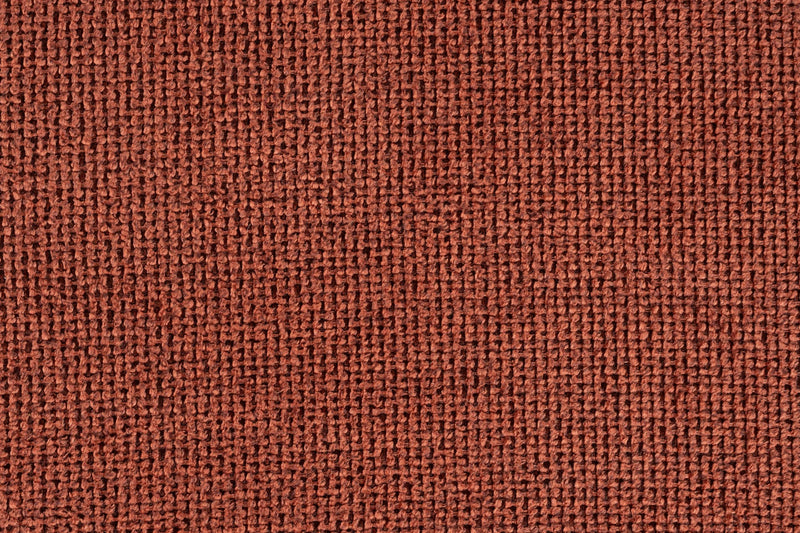 Hocker Bellevue Rot mit Holzgestell und Nussbaumfurnier von Dutchbone