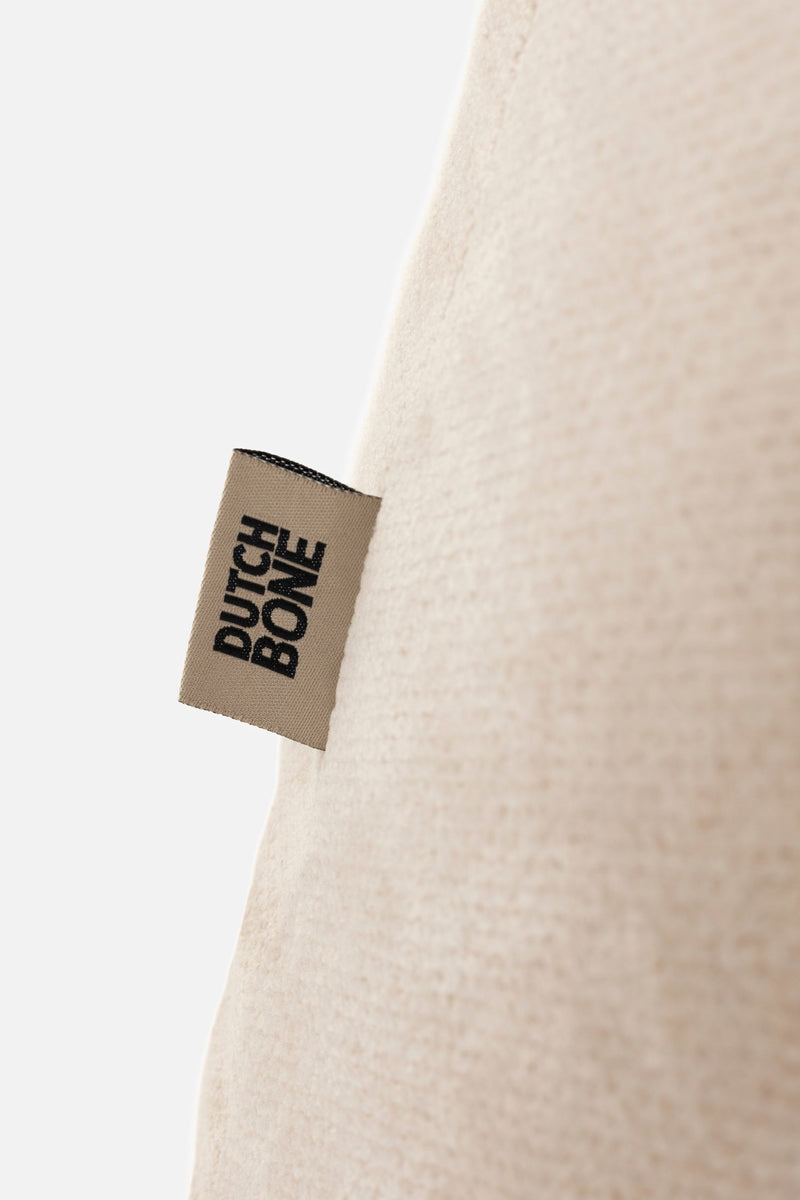 Loungesessel Tombag von Dutchbone, Sitzsack in Beige mit Samtbezug