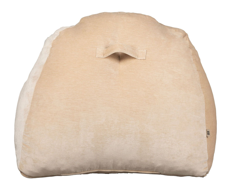 Loungesessel Tombag von Dutchbone, Sitzsack in Beige mit Samtbezug