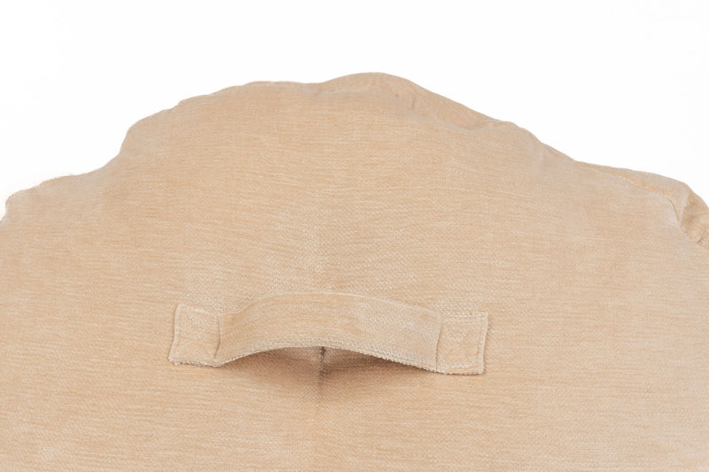 Loungesessel Tombag von Dutchbone, Sitzsack in Beige mit Samtbezug