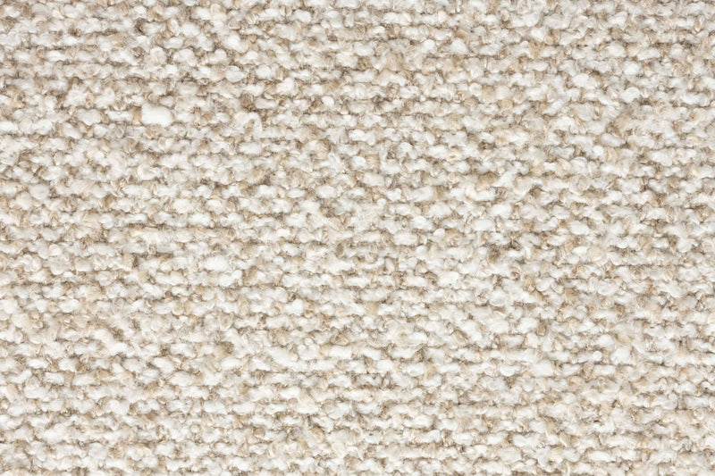 Sofa Duvane 7-Sitzer Beige mit Eukalyptusholz-Gestell im Boho-Stil