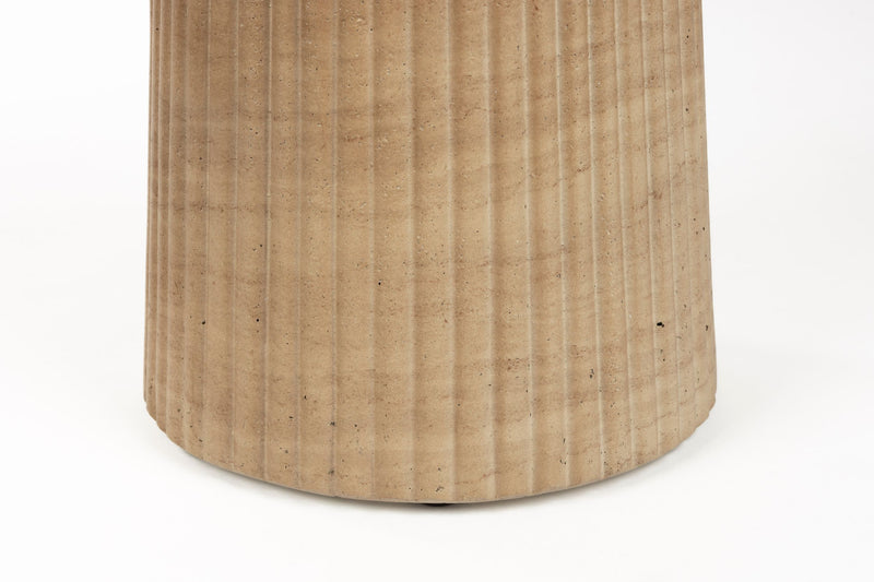 Hocker Brison von Dutchbone aus Beton mit Naturstein-Optik