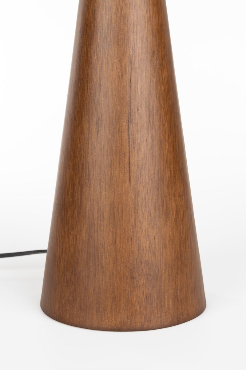 Tischlampe Morel M von Dutchbone aus Akazienholz im Boho-Stil, Braun