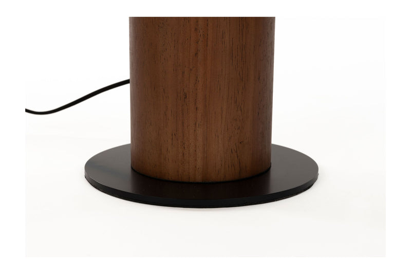 Stehlampe Beam mit Eichenholz-Fuß und Acryl-Schirm von Dutchbone
