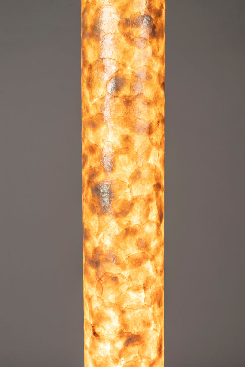 Stehlampe Beam mit Eichenholz-Fuß und Acryl-Schirm von Dutchbone