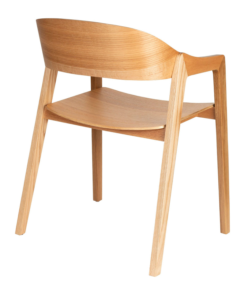 Esszimmerstuhl Westlake im 2er-Set, Natur aus Eichenholz von Dutchbone