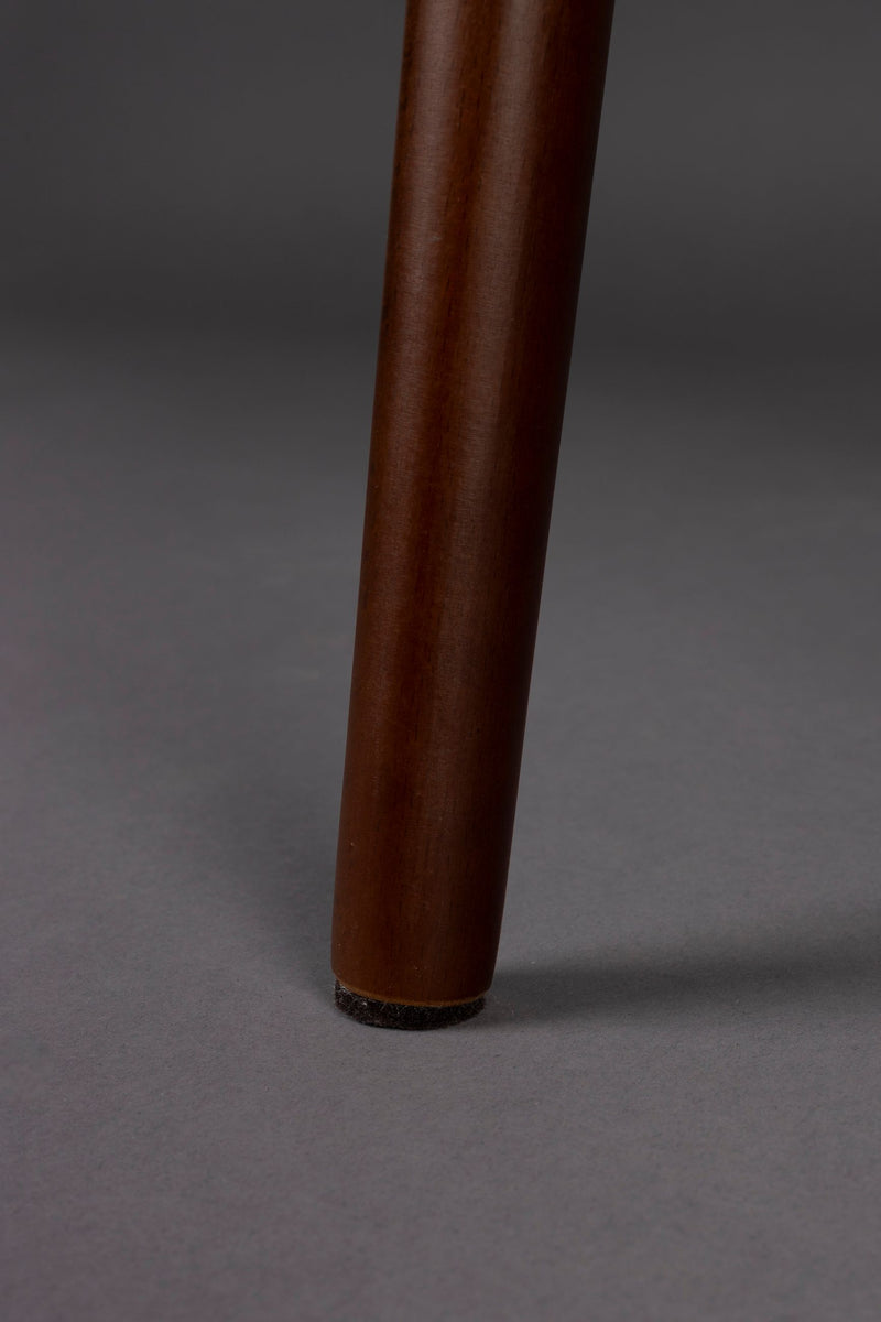 Esszimmerstuhl Barbara im 2er-Set, Beige mit Bouclé-Bezug Dutchbone
