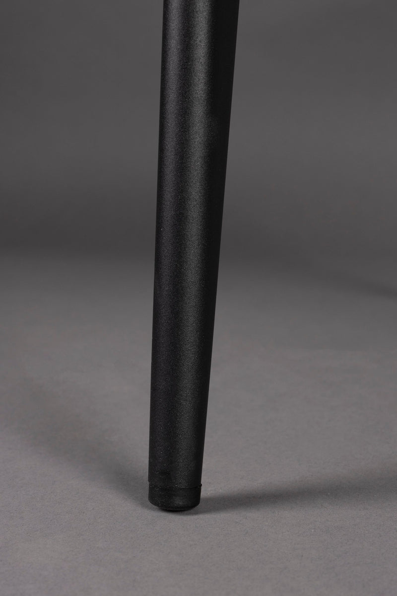 Esszimmerstuhl Miyo 2er-Set, Schwarz mit grafischem Muster, Dutchbone