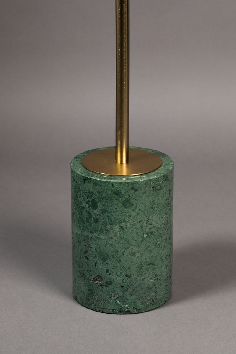 Beistelltisch Gunnar Dutchbone aus grünem Marmor mit goldenem Gestell