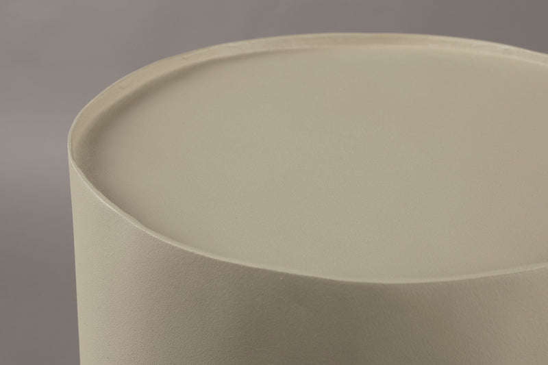Beistelltisch Sai Dutchbone in Sand mit rundem Design aus Metall