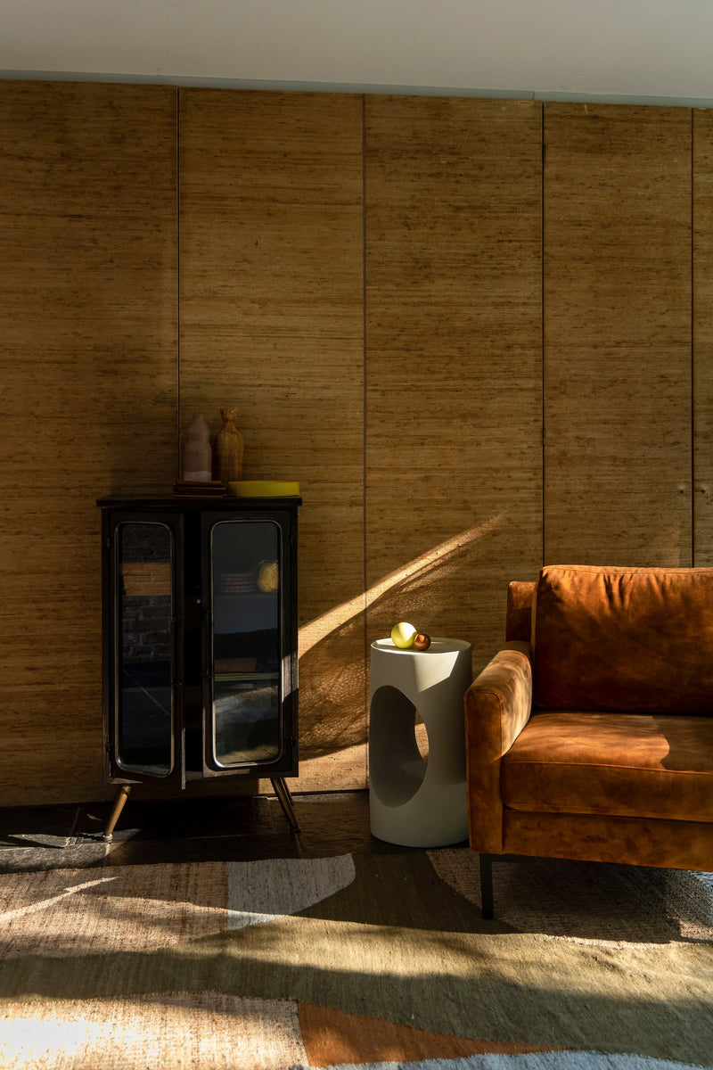 Beistelltisch Sai Dutchbone in Sand mit rundem Design aus Metall