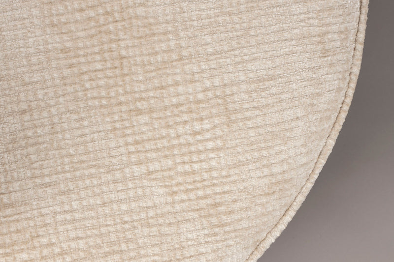 Loungesessel Tilbury drehbar mit gewebtem Muster, Beige, Dutchbone