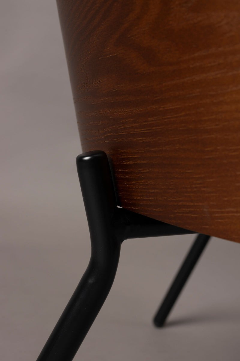 Loungesessel Rodin Beige mit Eschenholz-Gestell im Retro-Design