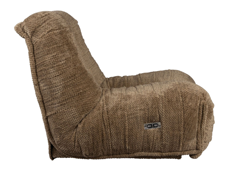 Loungesessel Hamilton elektrisch verstellbar mit USB-Anschluss, Braun