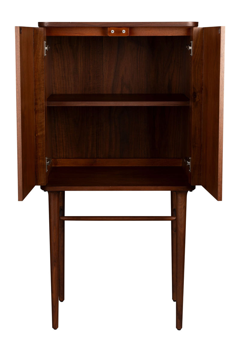 Schrank Morrison mit Walnussfurnier und Massivholz von Dutchbone