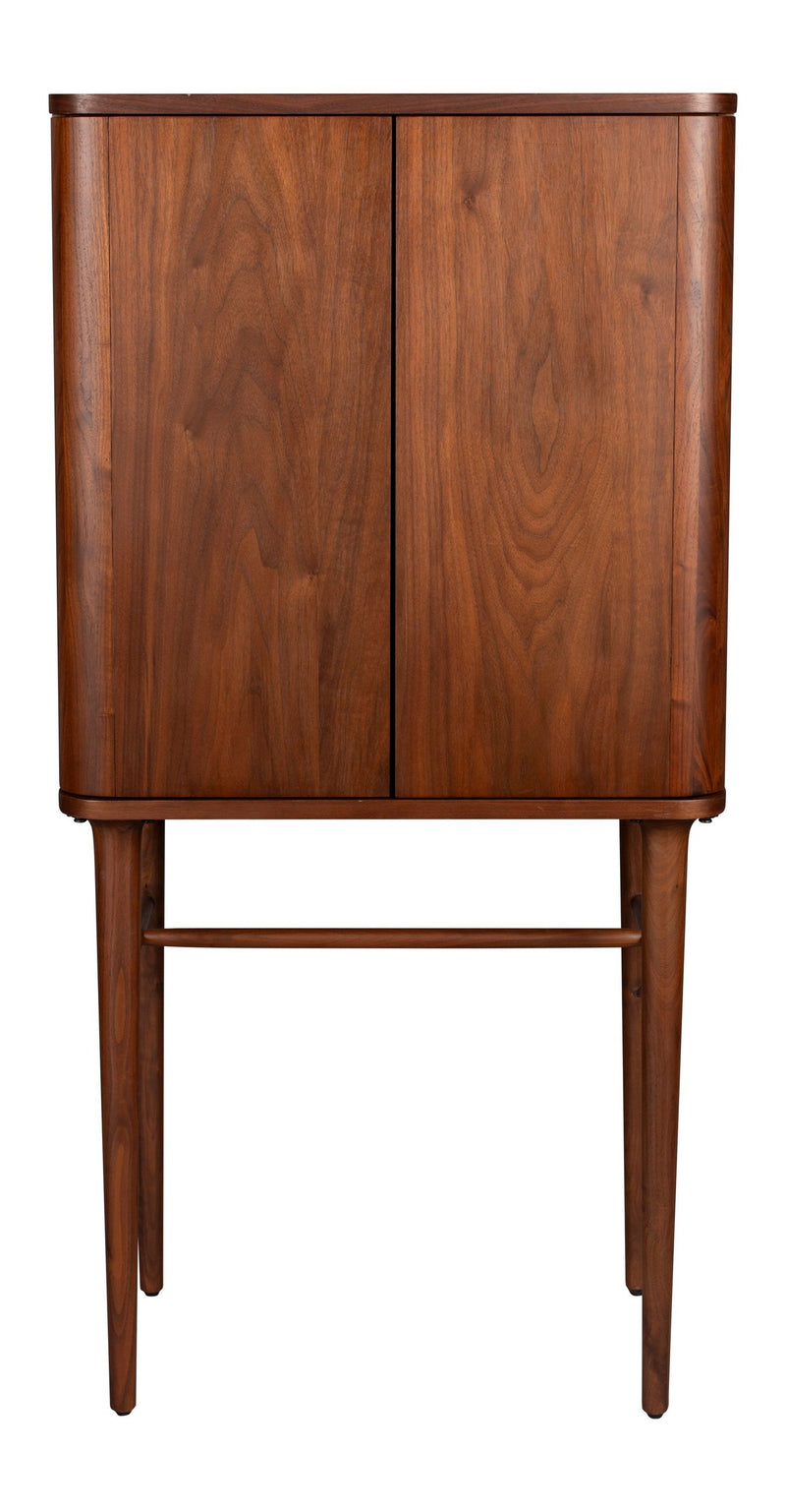 Schrank Morrison mit Walnussfurnier und Massivholz von Dutchbone
